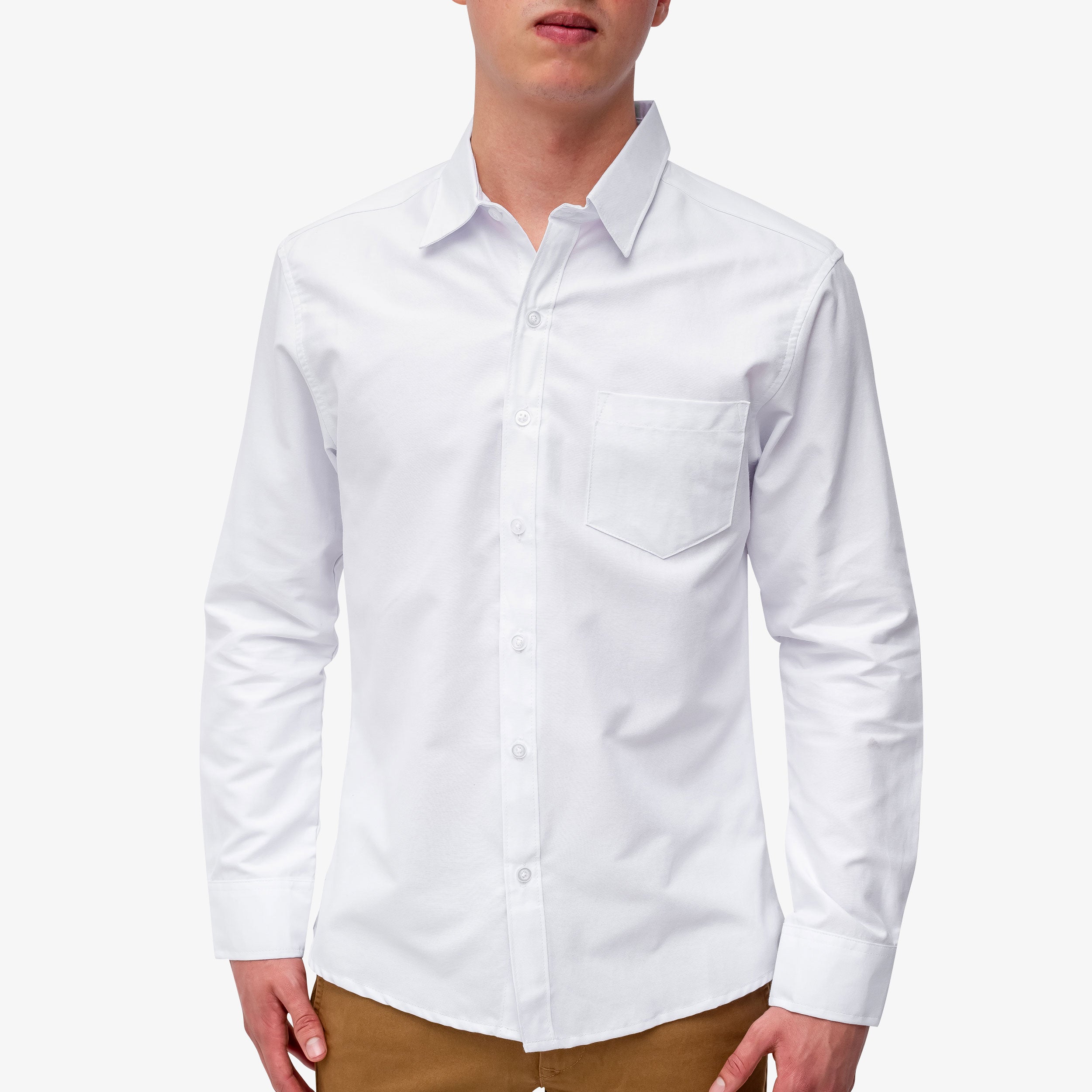 Camisa manga tradicional Blanco – Progresiva