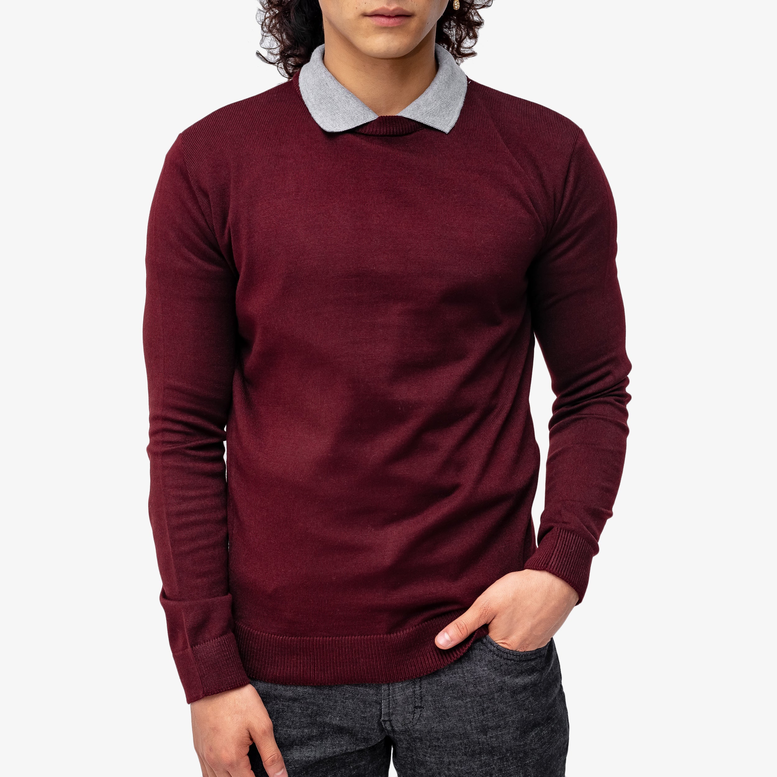 Sueter Vino cuello redondo