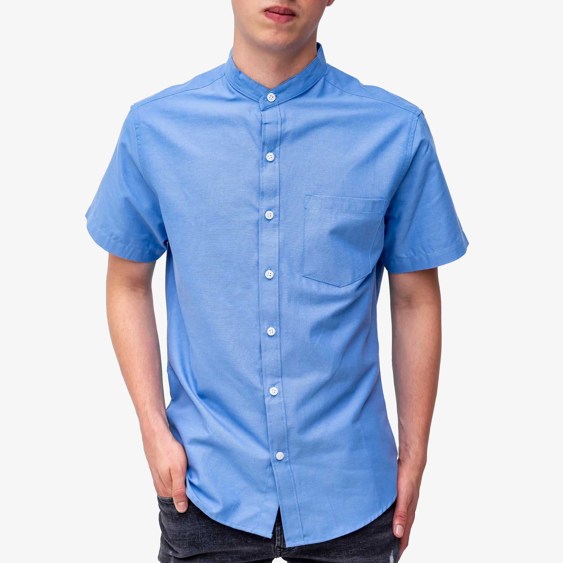 Blusas Estilo Cuello Chino Blusas Cuello Tipo Chino Camisa De