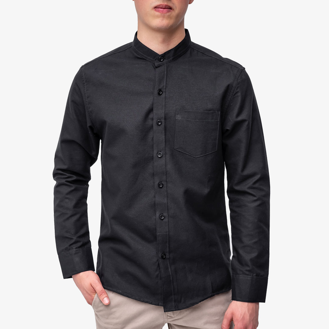 Camisa tipo china hombre store