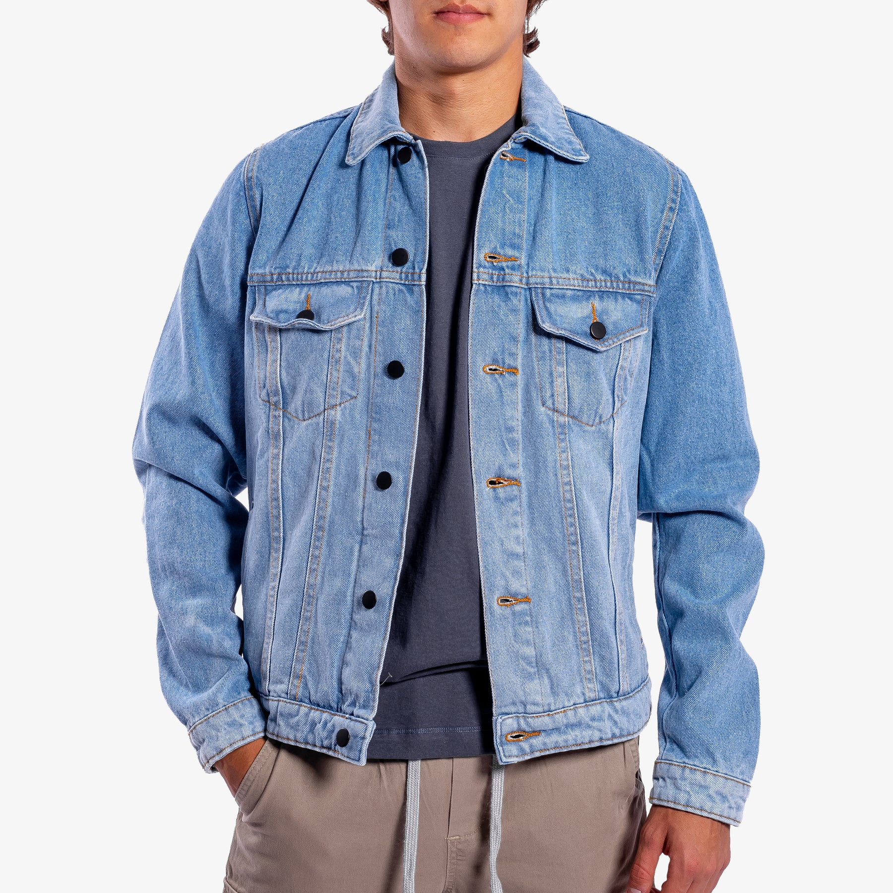 Jacket mezclilla online hombre